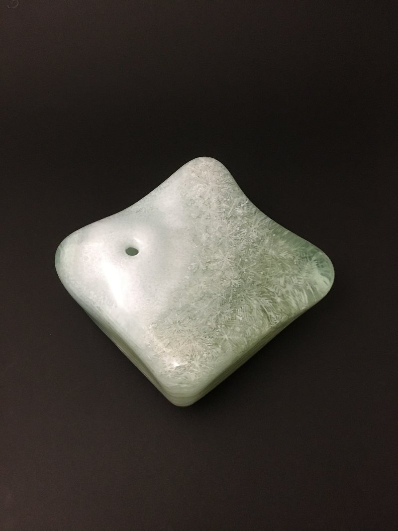 雪の詩　一輪挿し - 花瓶/陶器 - 玻璃 綠色