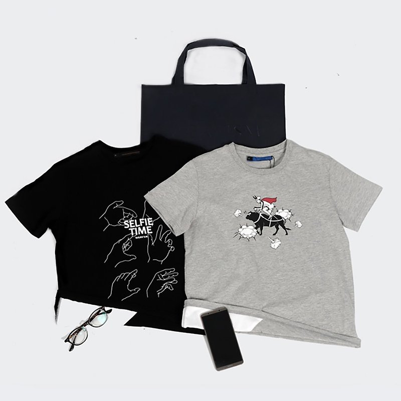 Goody Bag - Glasses are not afraid of dirty T-Shirt - Unisex Hoodies & T-Shirts - Cotton & Hemp Multicolor