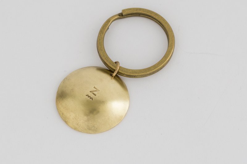 搗月項鍊 Forged Sphere Necklace - 項鍊 - 銅/黃銅 金色