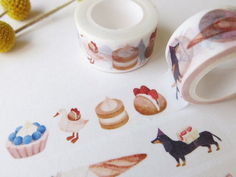 [It has everything I want] Paper tape|Soft and fluffy little day series - มาสกิ้งเทป - กระดาษ 