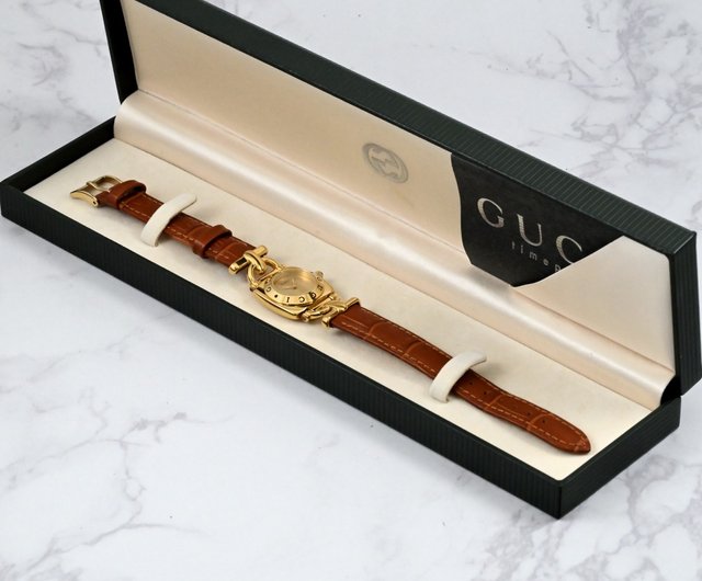 Vintage GUCCI Ladies Quartz Watch Horsebit 6300L Plated Gold Vintage GUCCI Ladies Quartz Watch Horsebit 6300L Plated Gold