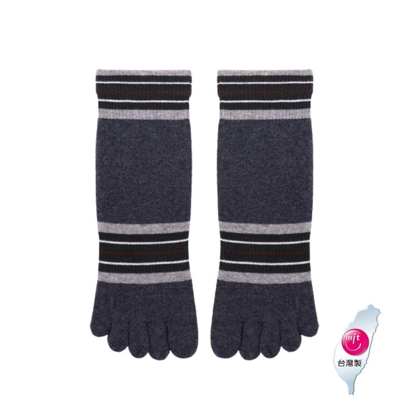 Leifr cotton five-toe socks five-pair set of five-toe socks Lycra elastic and durable for men and women made in Taiwan - ถุงเท้า - ผ้าฝ้าย/ผ้าลินิน 