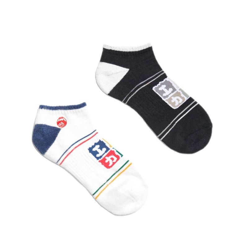 Edo Katsuki style royal seal boat socks-neutral (off-white) #1 set of 2 pairs# socks - ถุงเท้า - วัสดุอื่นๆ ขาว