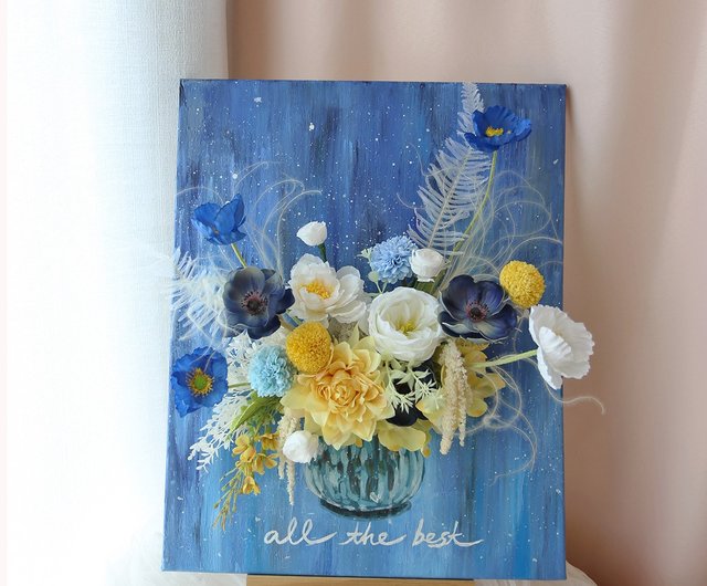 アートフラワーブーケ　造花　アートフラワー　ブーケ　絵　絵画　立体絵画　花 花 アートフラワーブーケ 造花 絵 絵画 立体絵画 アートフラワー