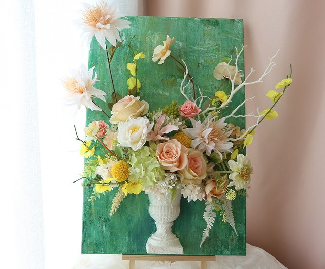 FD07 ピックアップタイム 3D 花の絵画/キャンバスフラワーアート