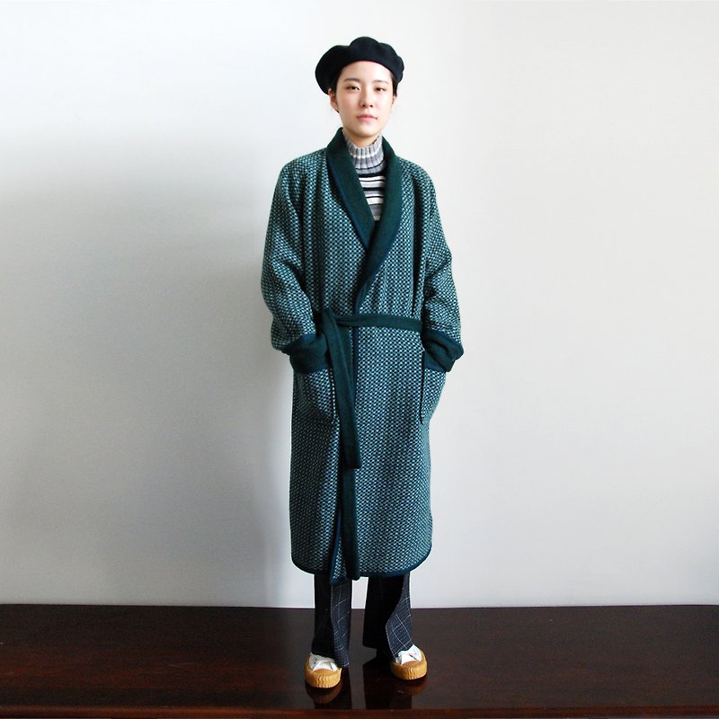 Pumpkin Vintage. Ancient hairs bathrobes - Women's Casual & Functional Jackets - Other Materials Green