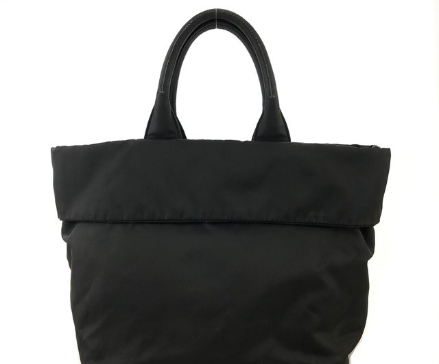 PRADA ブラック トートバッグ 黒 希少 使用一度のみ 正規品 ◇PRADA◇ モノクローム トートバッグ 1BA269 2ERX F0002 (PRADA