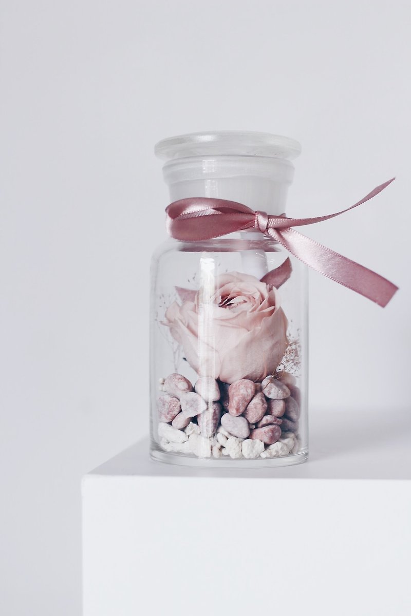 Eternal Flower Dried Flower Gift Bottle CITIC Exchange Gift Collection Flower - Items for Display - Glass 