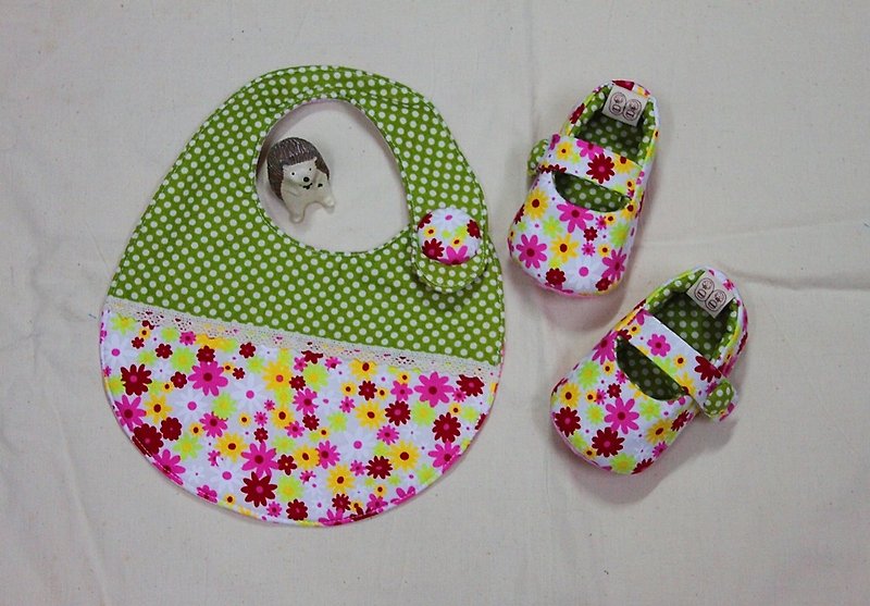 My little garden shoes + full moon gift. Full moon gift - Baby Gift Sets - Cotton & Hemp 