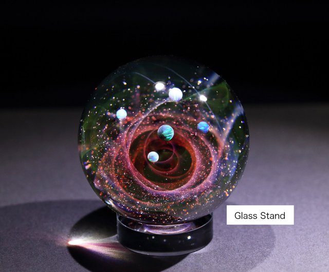 53mm 宇宙ガラスマーブル - オブジェ no.M193 - ショップ Star Safari Glass Studio 置物 - Pinkoi