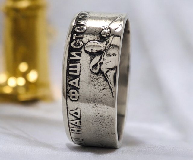 古い　シルバー　指輪 50GRAMSOFSILVER |古いイスタンブールの指輪-オリエンタルな模様と