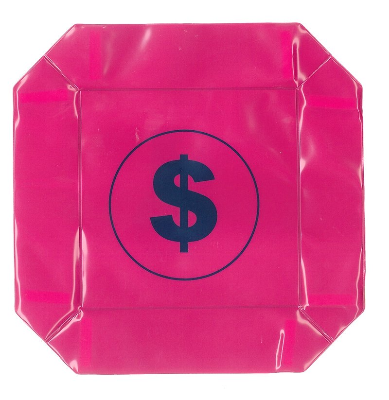 Super bowl Reversible Travel Tray(Pink) - กล่องเก็บของ - พลาสติก สึชมพู