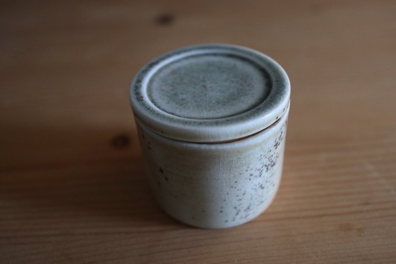惜福微嵐柴燒席罐 - 茶壺/茶杯/茶具 - 瓷 橘色