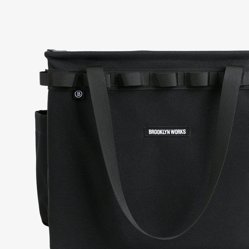 BROOKLYNWORKS 鋼架收納袋 (FRAME BAG)-黑色 - 野餐墊/露營用品 - 其他材質 黑色