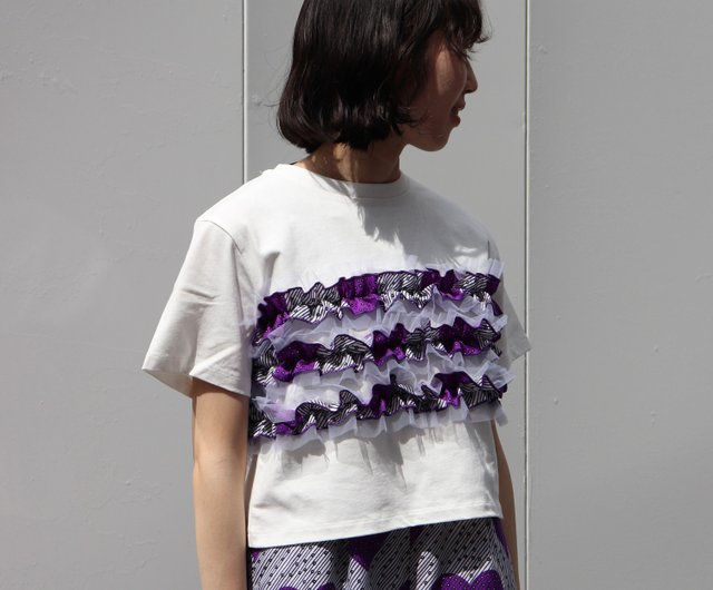 tシャツ 「moyan ecri」AFRICAビスチェセット風Tシャツ レディース AFRICAビスチェセット風Tシャツ - ショップ moyan ecri Tシャツ