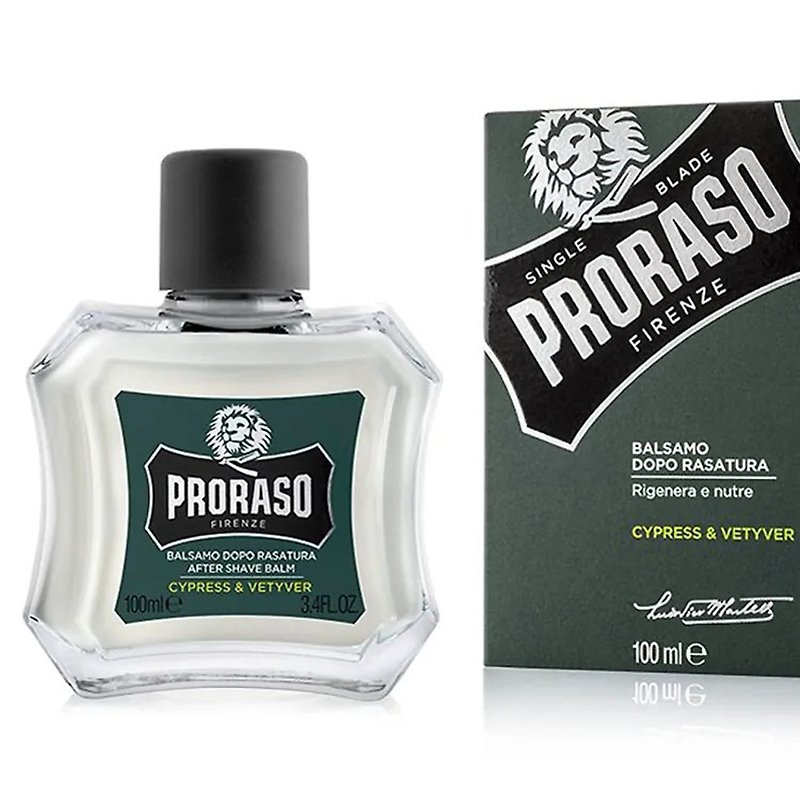 Proraso Cypress Vetiver Professional Contouring After Shave Milk / After Shave Face Care Moisturizer - สกินแคร์ผู้ชาย - วัสดุอื่นๆ 