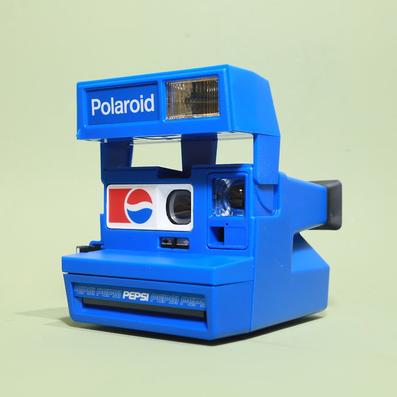 【Polaroid雜貨店】Polaroid 600 型 百事可樂 寶麗來 拍立得 - 其他 - 塑膠 藍色