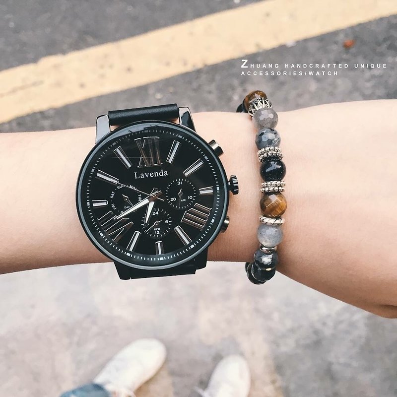Zhu. Star Ornithogalum (natural ore / couple models / sister models / gifts / Christmas gifts / personality / men's bracelet) - Bracelets - Stone 