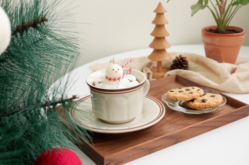 【Christmas Candle Experience】Snowman Chocolate Party - Candles/Fragrances - Wax 