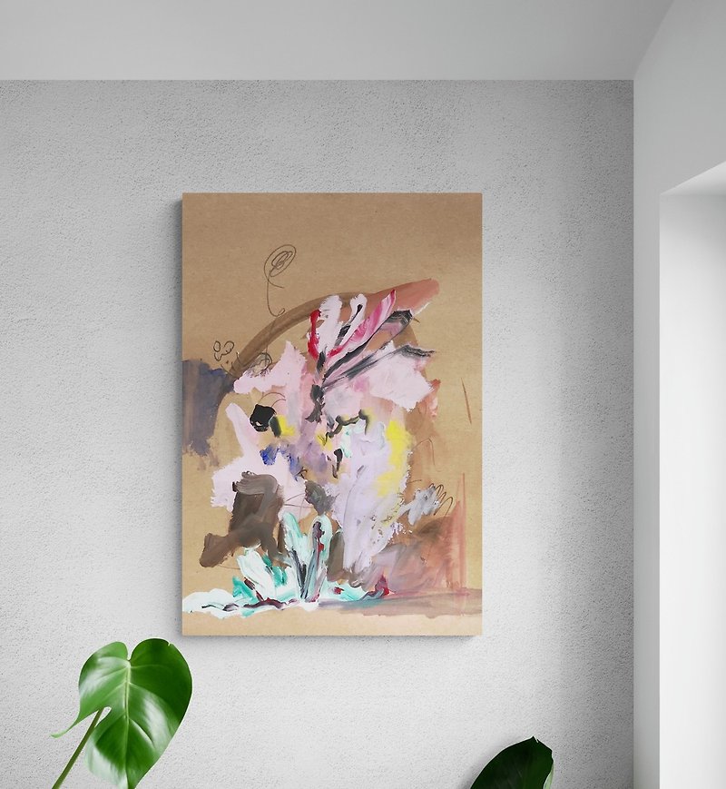 シンプルな抽象的なレイアウトのポスター-ジャングル/家の装飾/装飾/ギフトに飛び込む - ポスター・絵 - 紙 多色