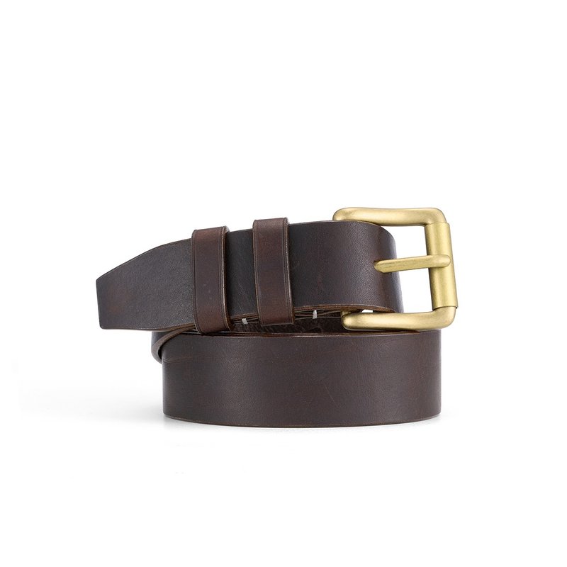 Tyron Veg-Tanned Leather Belt (Customized) M - Handbags & Totes - Genuine Leather Brown