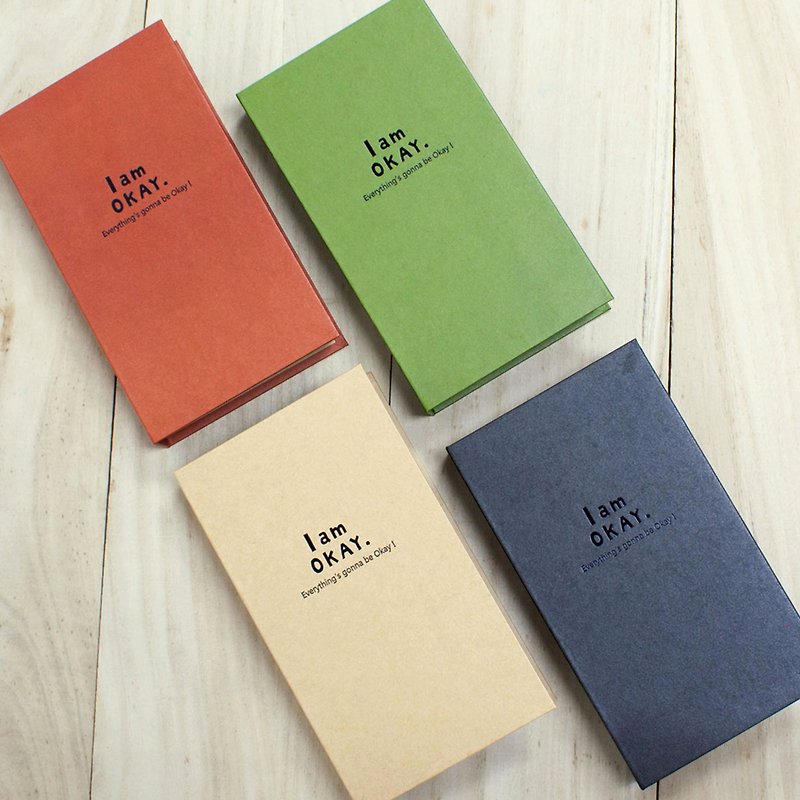Berger Stationery xIamOkay [120 into the card] four colors - Folders & Binders - Paper Khaki
