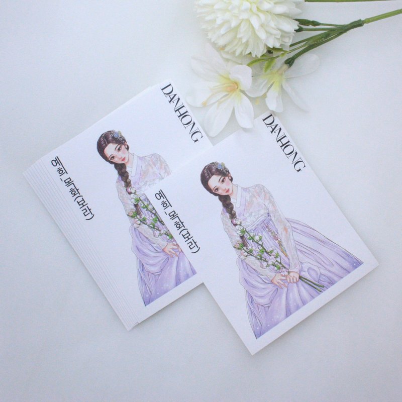 yehee_Oriental Sticker_mockhwa_purple - สติกเกอร์ - กระดาษ 