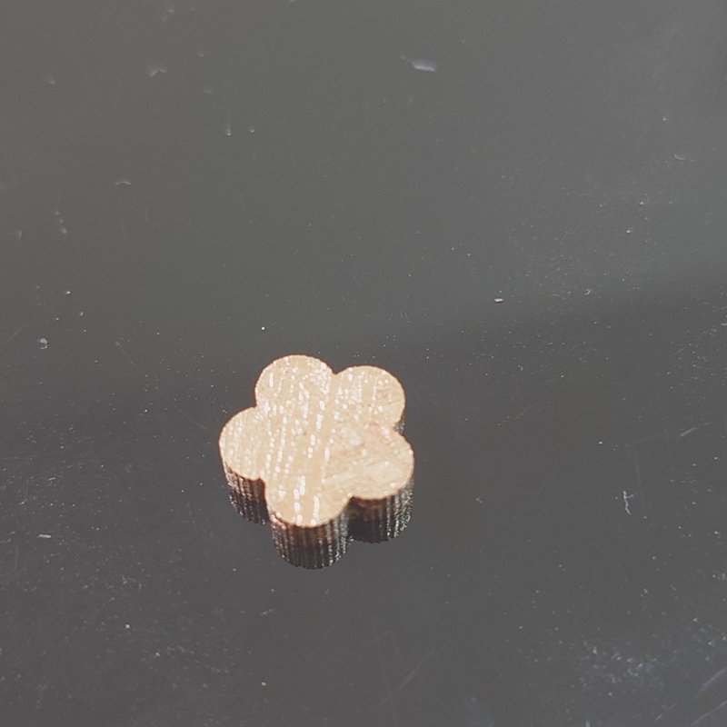 Tiantie single beads (flower beads-10mm-rose gold) - Metalsmithing/Accessories - Other Metals Gold