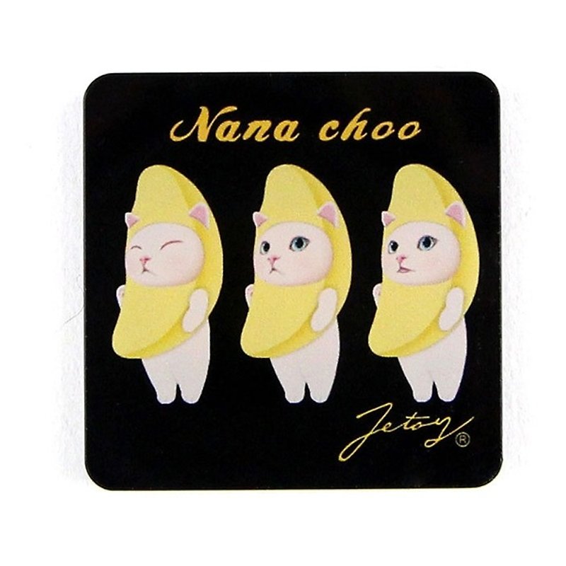 JETOY, 甜蜜貓 方正 冰箱 貓 磁鐵 (4*4cm)_Nana choo J1707201 - 其他 - 壓克力 黃色