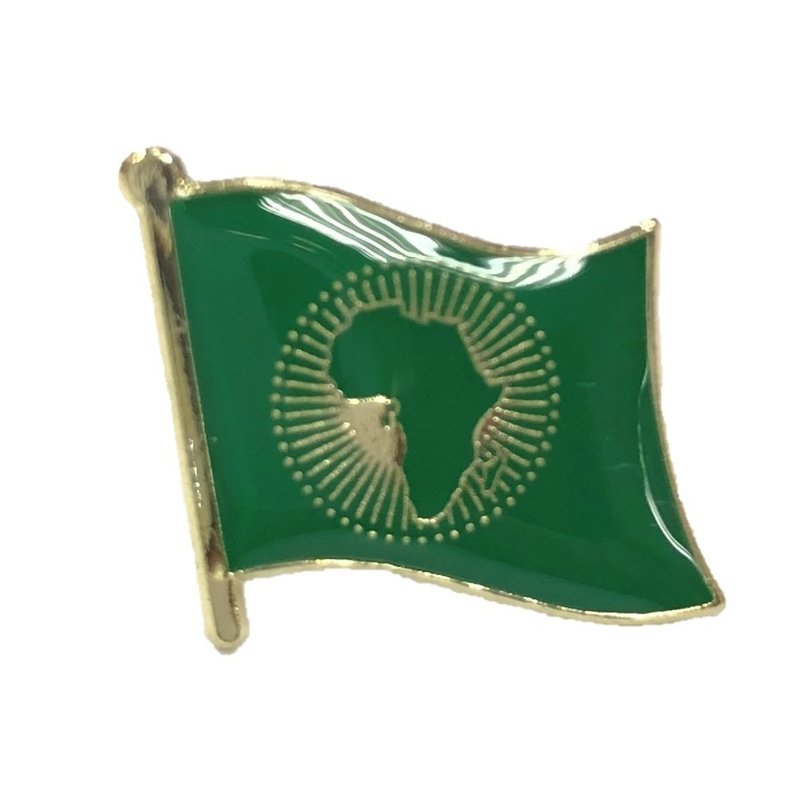 African Union 非洲聯盟 紀念別針 胸針 胸徽 配飾 徽章 收藏用 - 胸針 - 其他材質 多色