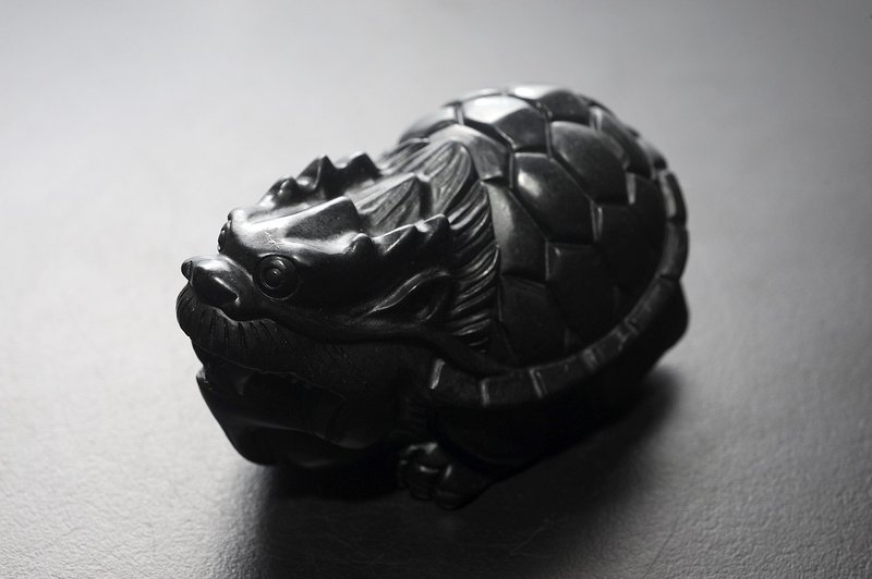 Black Sky Iron Dragon Turtle Ore/Crystal/Spiritual Cultivation/Lucky/Lucky/Breaking Evil/Anti-villain - Items for Display - Precious Metals 