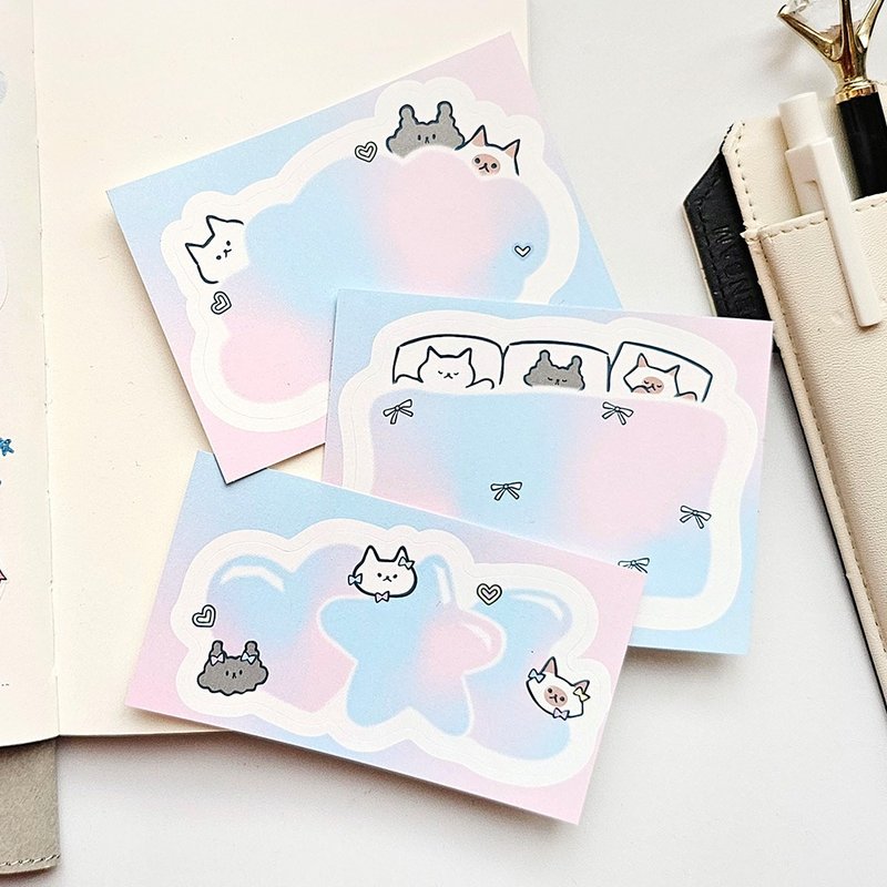 Cotton Candy Cloud - Stickers - Paper Blue