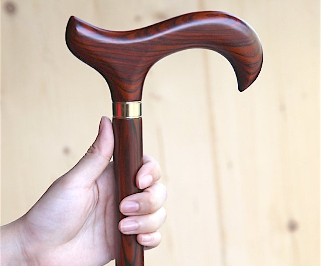 美しい自作の木製杖工場*ココボロレッドサンダルウッド紳士杖（男性と女性用）