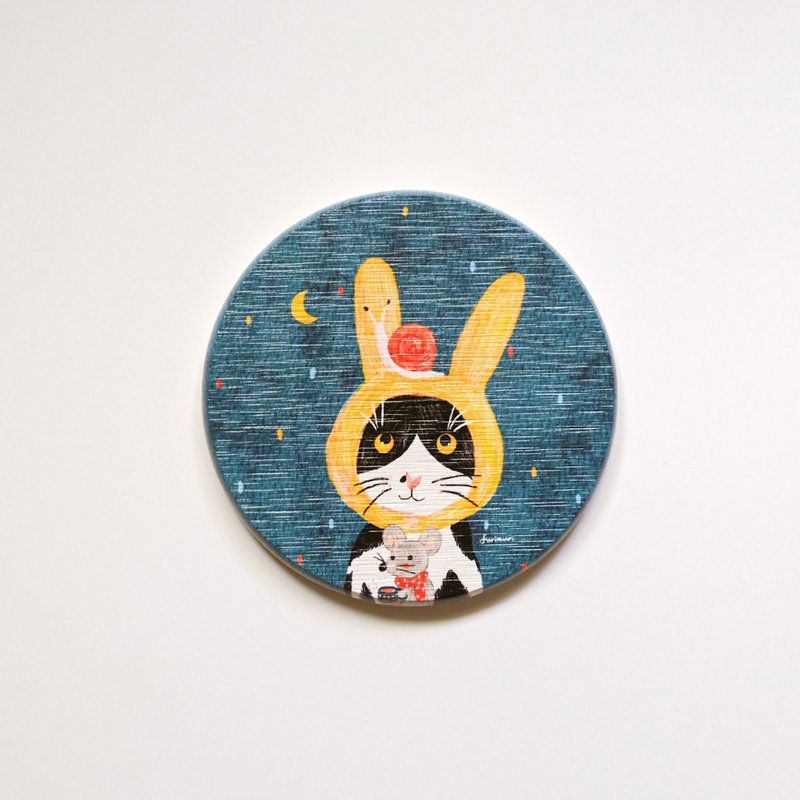 Illustrated Coaster - ที่รองแก้ว - วัสดุอื่นๆ หลากหลายสี