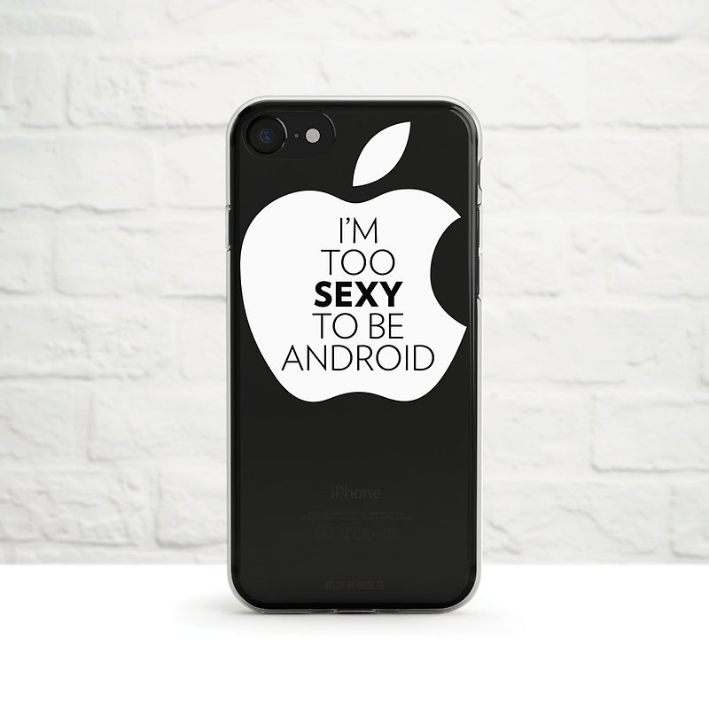 #tldr -防摔透明軟殼- iPhone 14, 至 iPhone SE, Samsung - 手機殼/手機套 - 矽膠 黑色