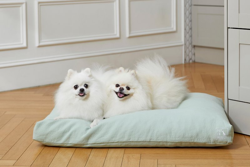 免睏【#免運 PET IN BEAUTY 韓國 柔軟質感 天然乳膠 寵物床墊】 - 寵物床墊/床褥 - 棉．麻 