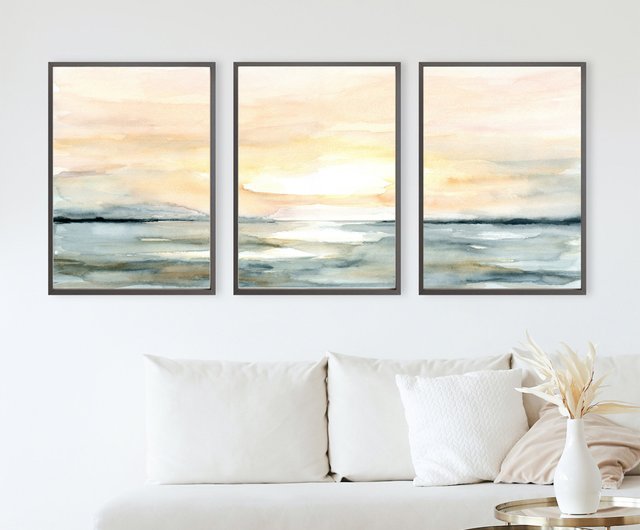 Original Sunrise Set Sunset Sunrise Sunset Wall Art Prints : Printable ...