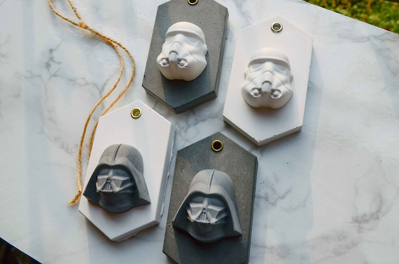 Star Wars STAR WARS diffuse stone tag fragrant brick aroma stone Christmas exchange gift - Fragrances - Other Materials Gray