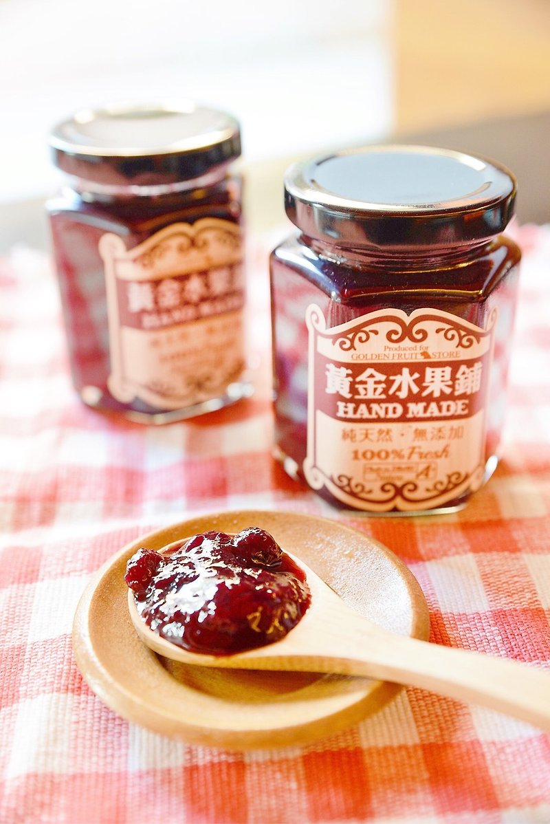 Gold fruit shop handmade jam cherry honey - แยม/ครีมทาขนมปัง - แก้ว สีแดง