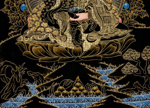 本物のグルのタンカ絵画 | チベットアートで平和と啓発を