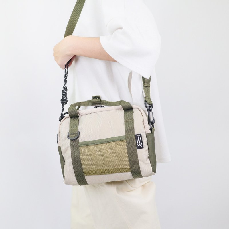 murmur クロスボディバッグ│my Small School Bag - ベージュグリーン - リュックサック - ポリエステル グリーン