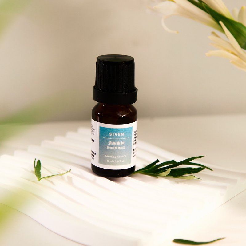 【夏隅香氛系列】清新森林複方精油 木質調 5ml - 香氛/精油/擴香 - 玻璃 