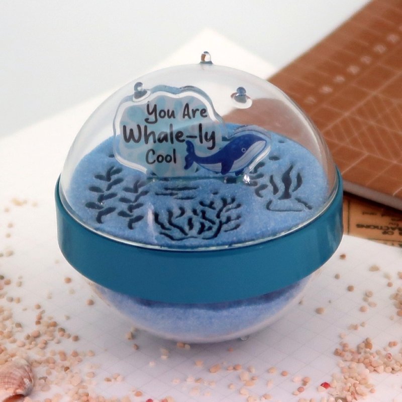 【夏日海洋】你是海豚真酷!/ You are whale-ly cool海豚雙關沙漏 - 擺飾/家飾品 - 壓克力 