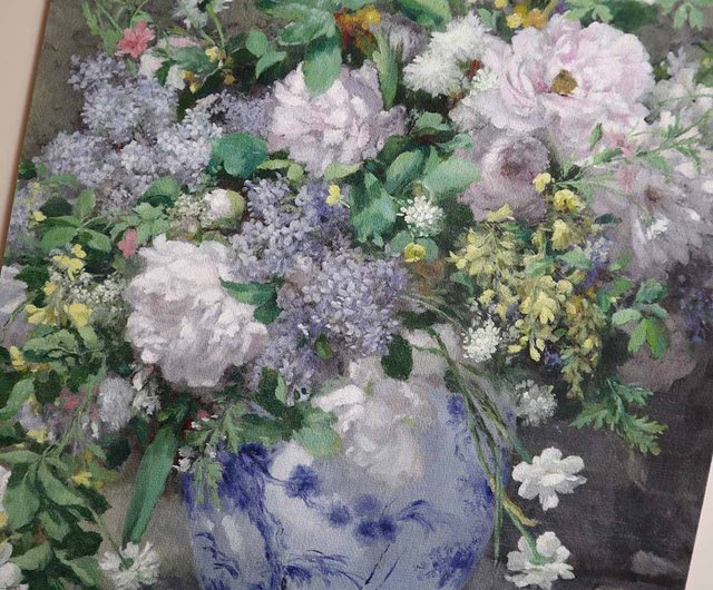 春の花束】ルノワール/額入り/美術館級美術品 ジクレー/複製画