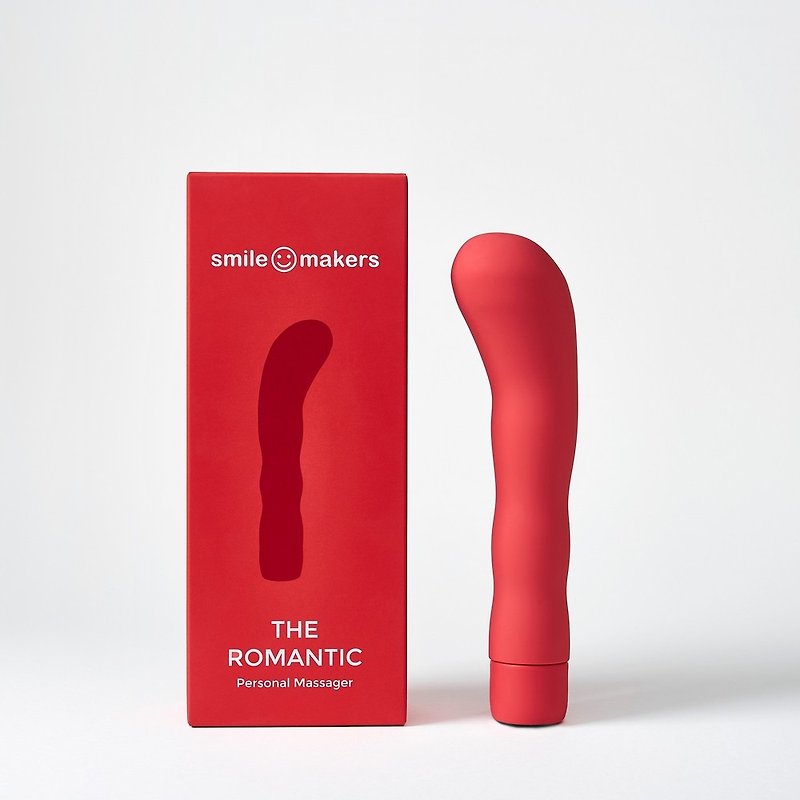 Smile Makers The Romantic - G-spot vibrating massage stick (packaging faded) - Adult Products - Silicone Red