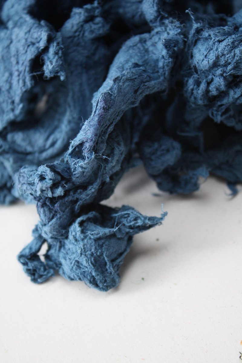 Blue dry pulp - งานไม้/ไม้ไผ่/ตัดกระดาษ - ไม้ สีน้ำเงิน