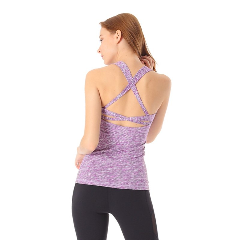 【NAMASTE】Rebecca - Galaxy Purple - Women's Yoga Apparel - Nylon Purple