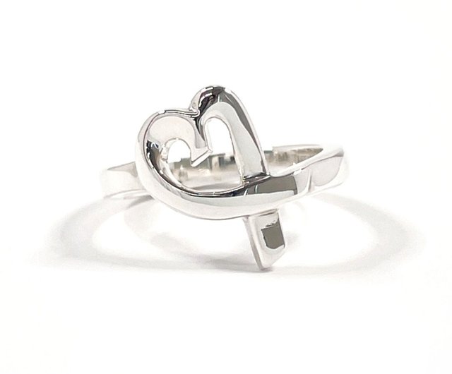 ティファニー トリプルラビングハート リング 15号 指輪 磨き済