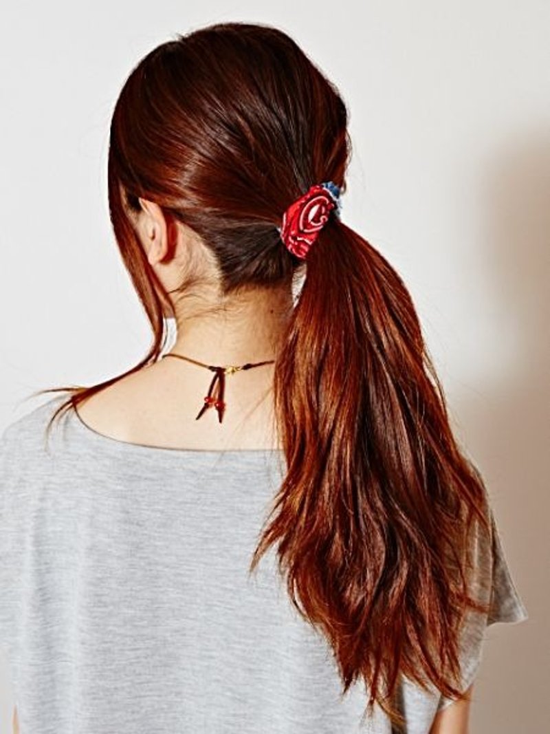 【Pre-order】 ☼ Patchwork Circle ☼ (three-color) - Hair Accessories - Cotton & Hemp Multicolor