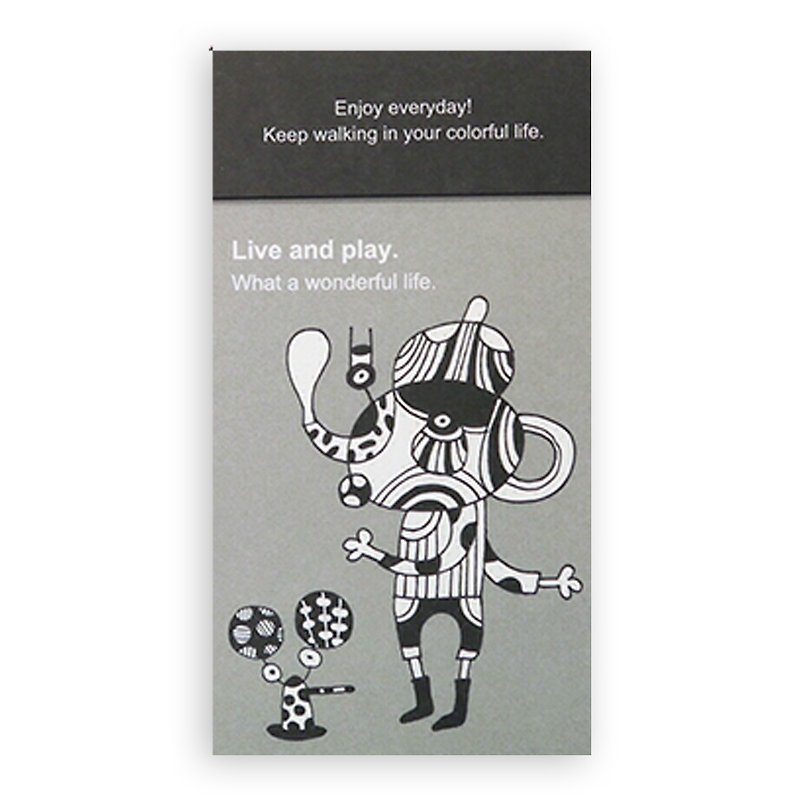 Portable note paper (gray) Live and play. - Sticky Notes & Notepads - Paper 